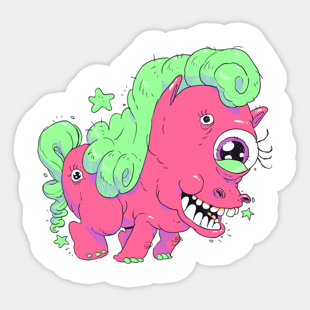 Not My Little Pony Sticker by ericdavidhaddad